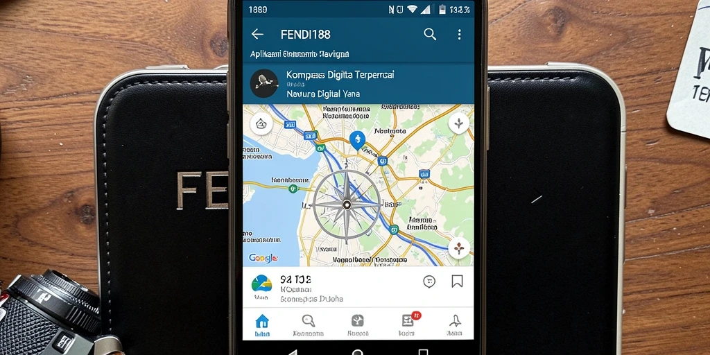 Tampilan antarmuka aplikasi Kompas Digital FENDI188 yang user-friendly.