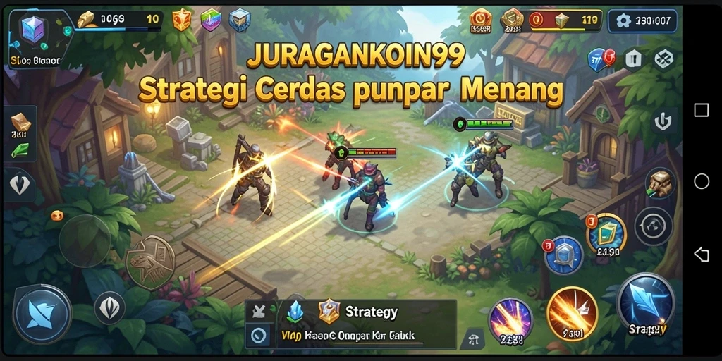 Tampilan antarmuka strategis dari JURAGANKOIN99 yang menarik.