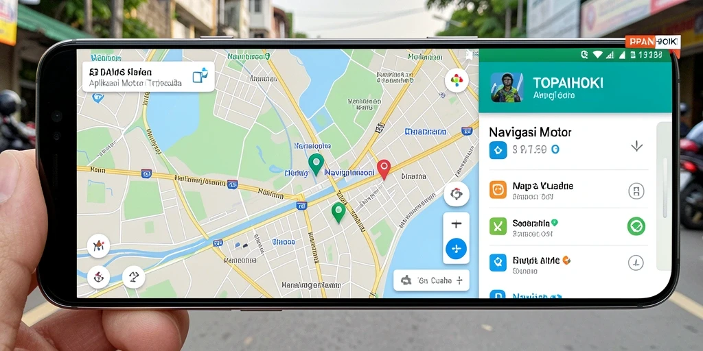 Tampilan antarmuka TOPANHOKI yang menarik dan fungsional untuk navigasi motor.